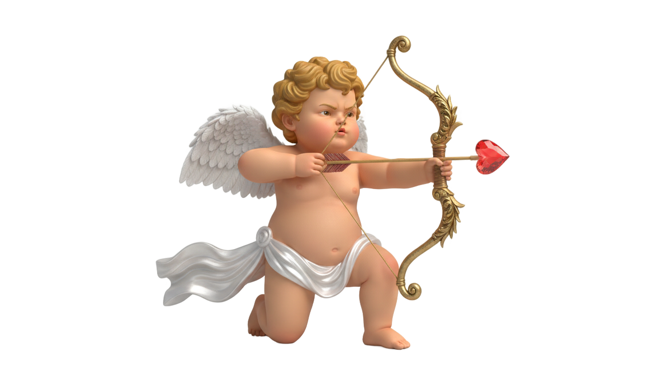 cupid bow and arrow png PNG transparent background