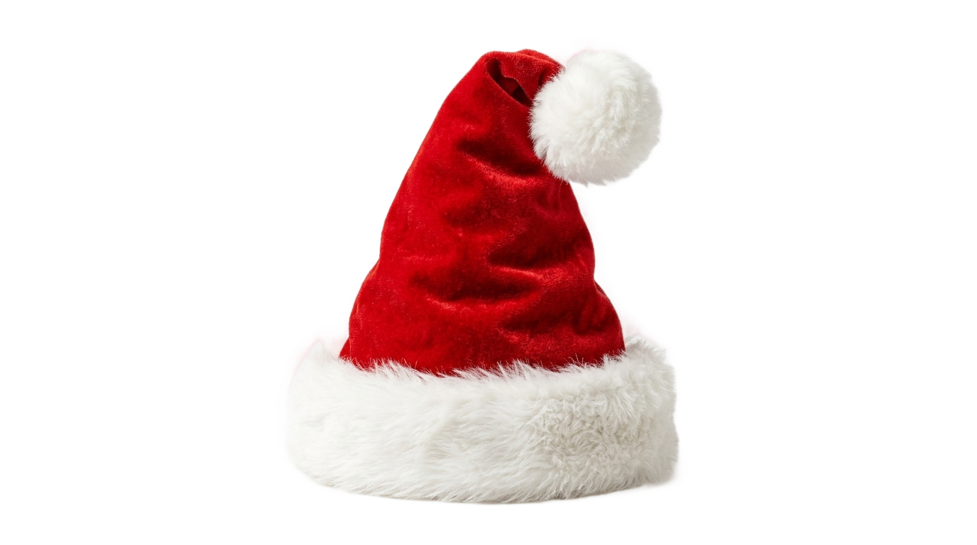 sombrero de santa claus png PNG transparent background
