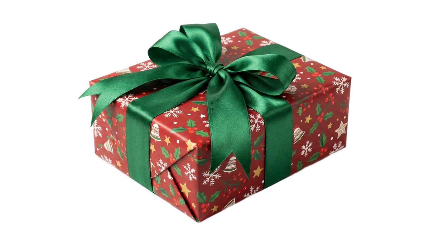 holiday gift box png PNG transparent background