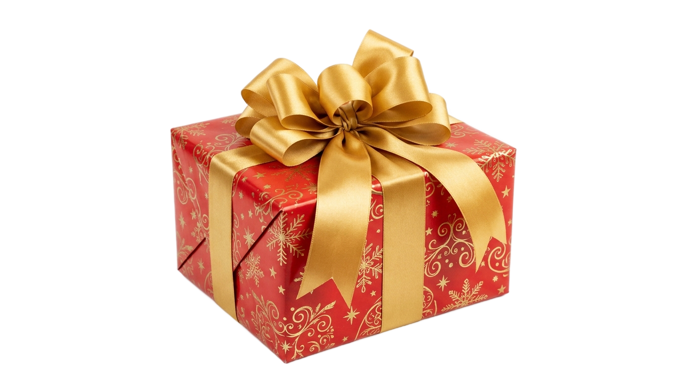 christmas gift box vector png PNG transparent background