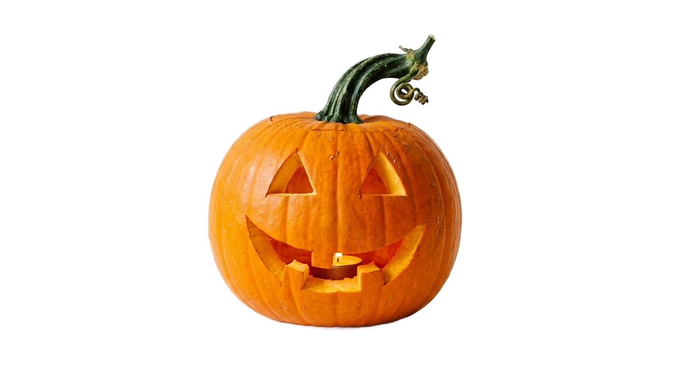 halloween pumpkin png cartoon PNG transparent background