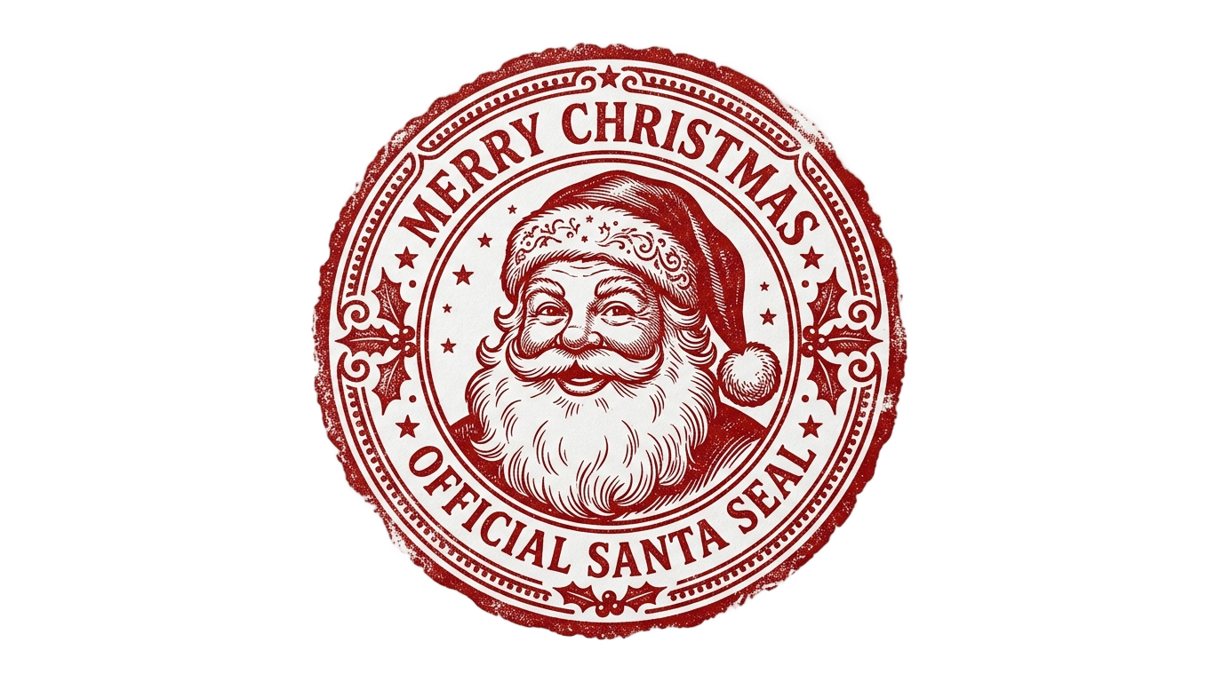 sello de santa claus png PNG transparent background