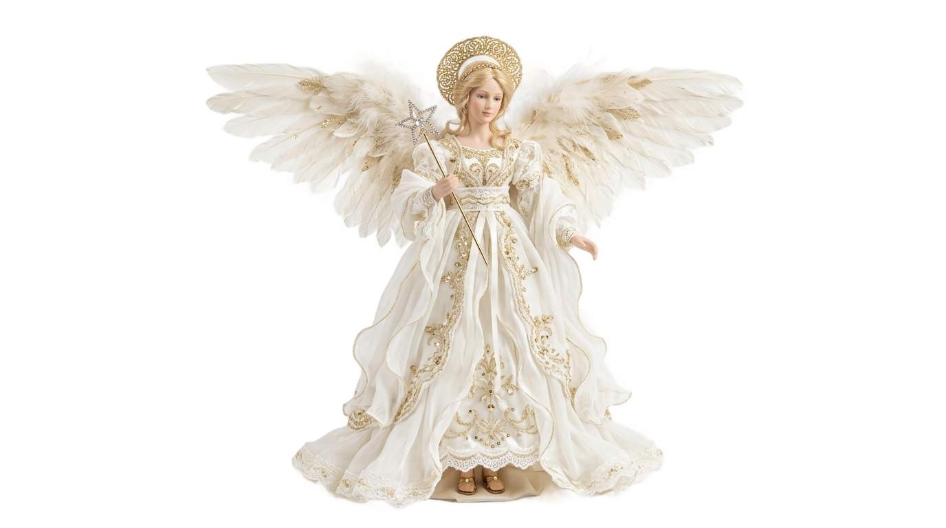 christmas tree angel png PNG transparent background