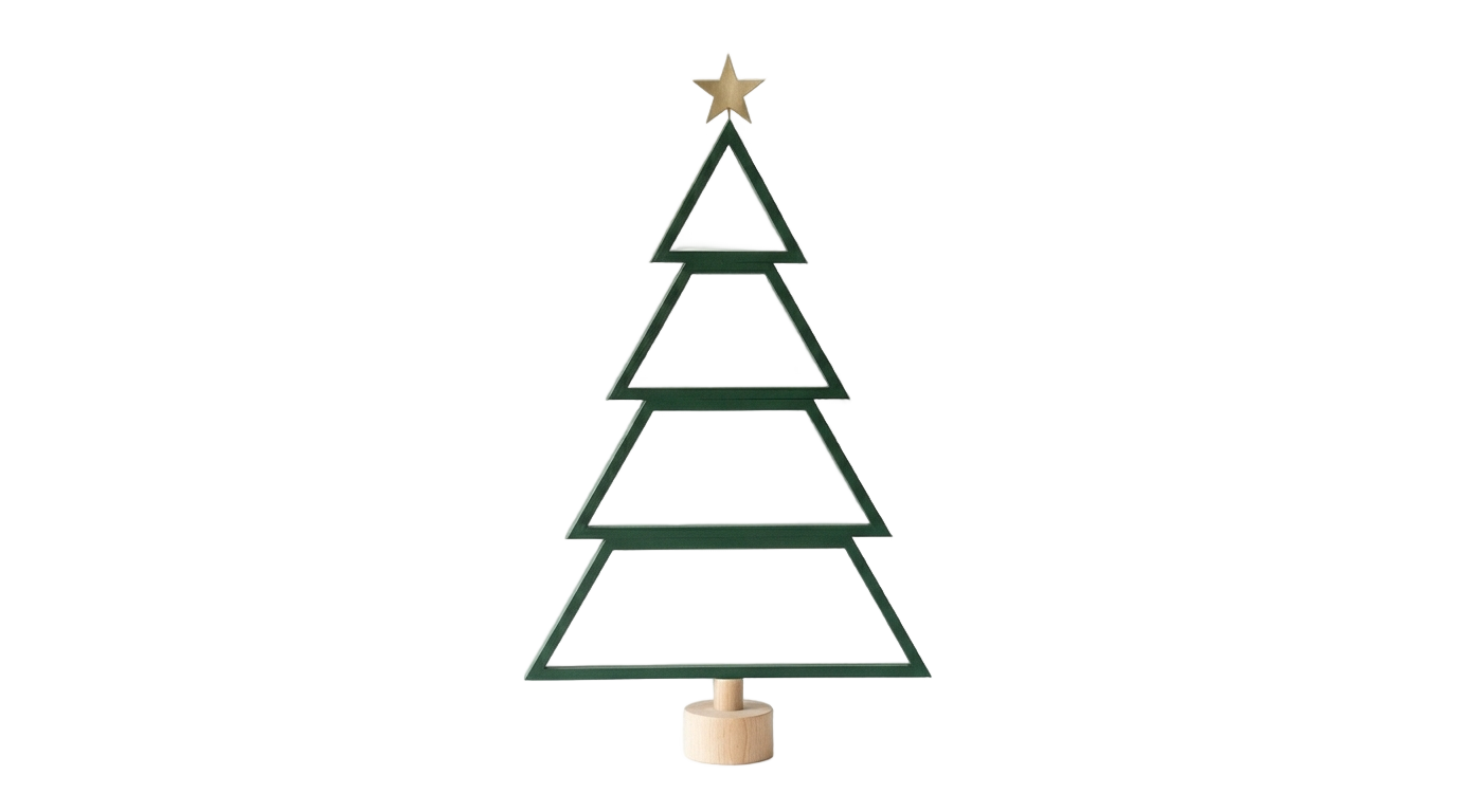 christmas tree minimalist png PNG transparent background