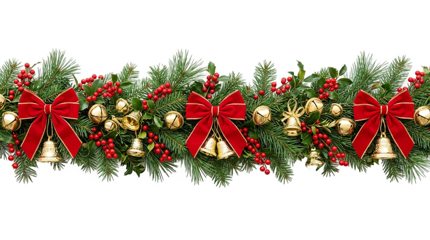 christmas tree banner png PNG transparent background