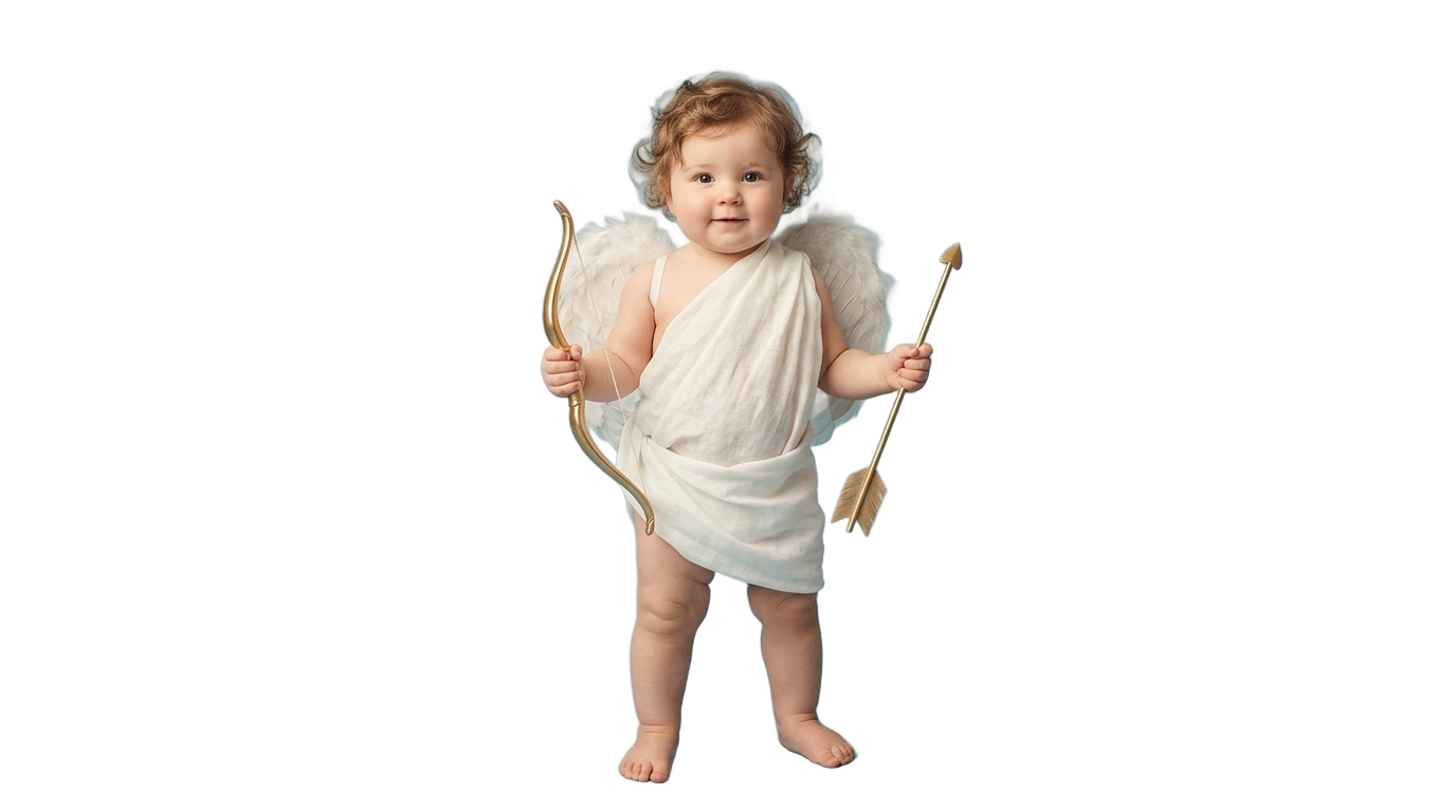 cupid angel png PNG transparent background