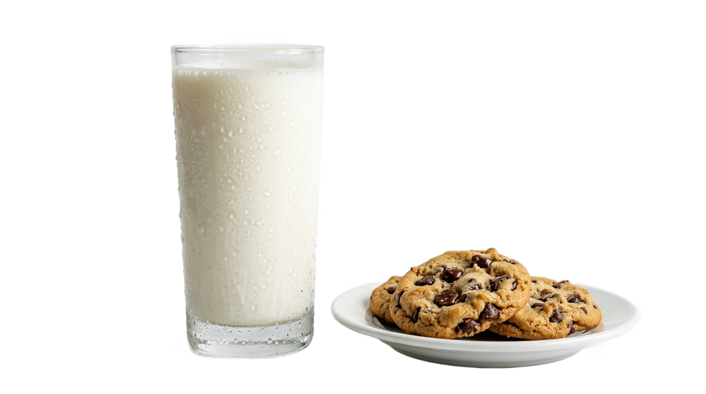 milk for santa png PNG transparent background
