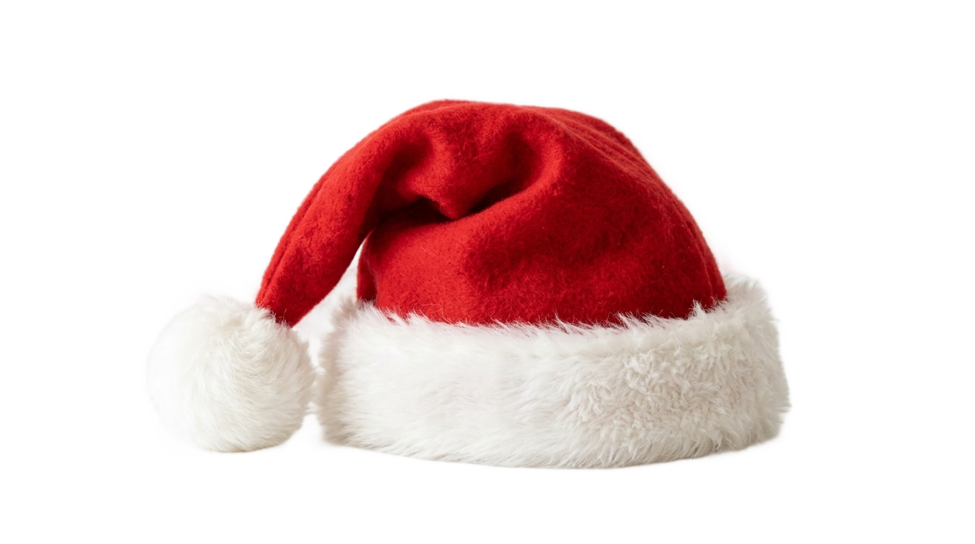 vintage santa hat png PNG transparent background