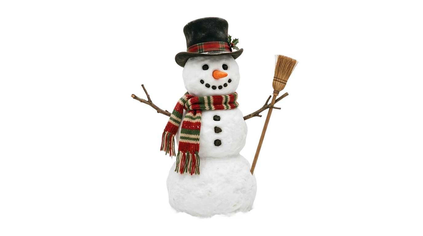 vintage snowman png PNG transparent background