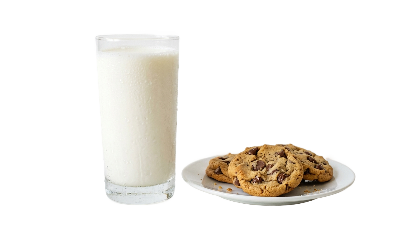 milk for santa png PNG transparent background