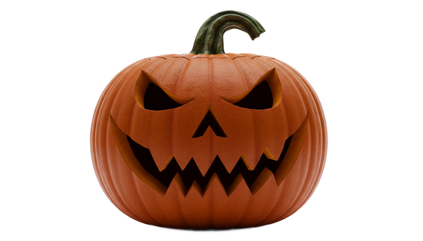 scary pumpkin png PNG transparent background