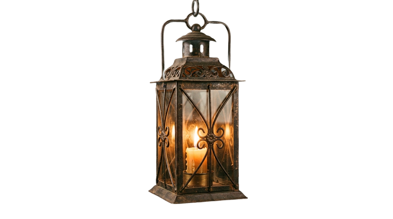 candle lantern png PNG transparent background
