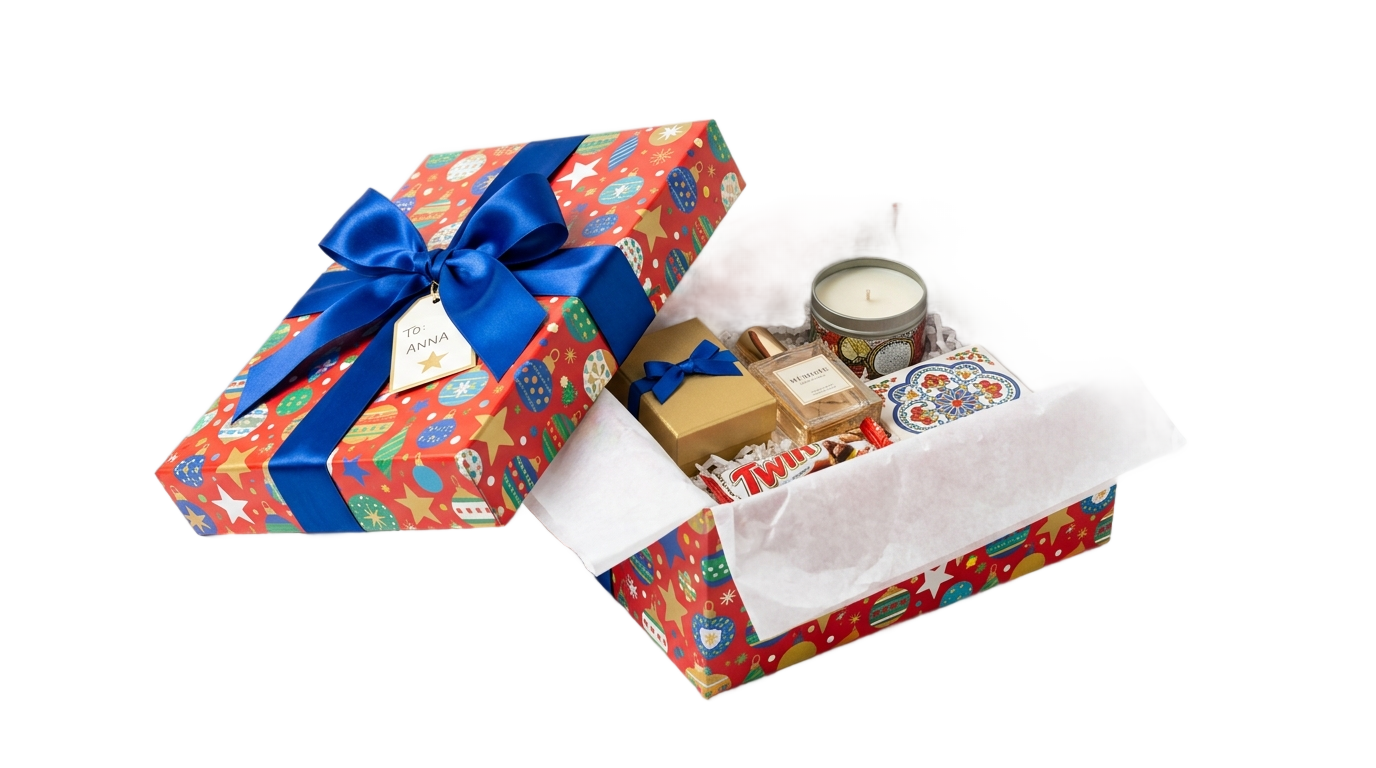 3d open gift box png PNG transparent background