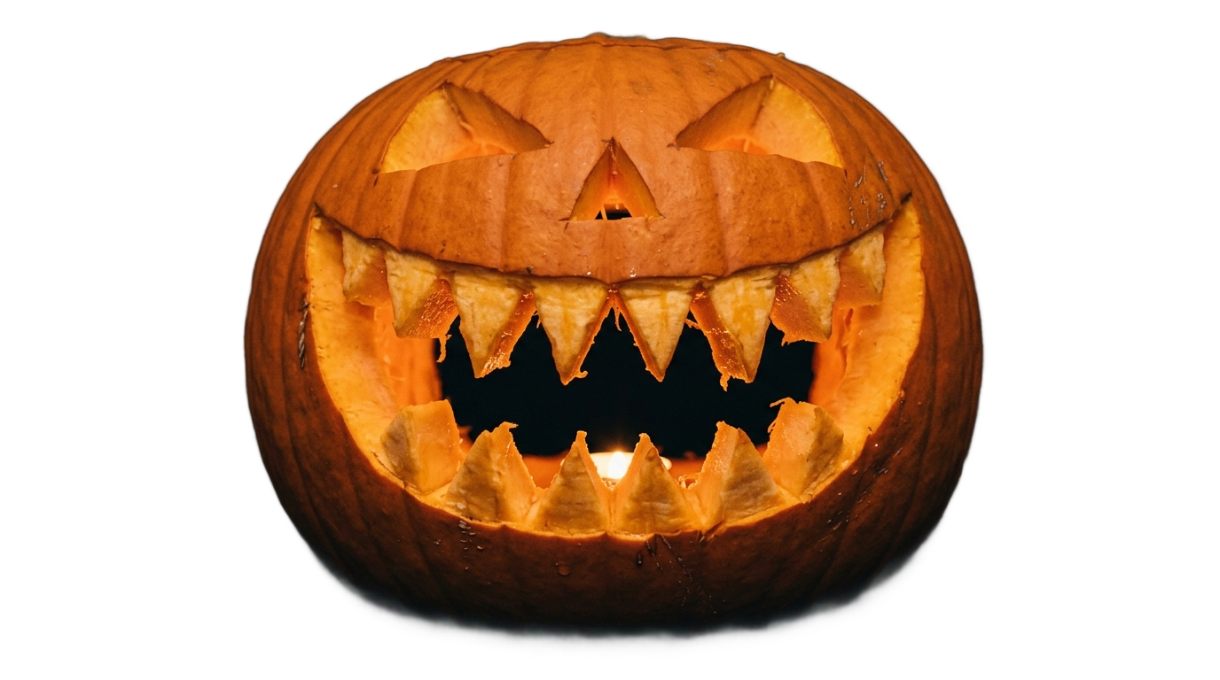 jack o lantern mouth png PNG transparent background