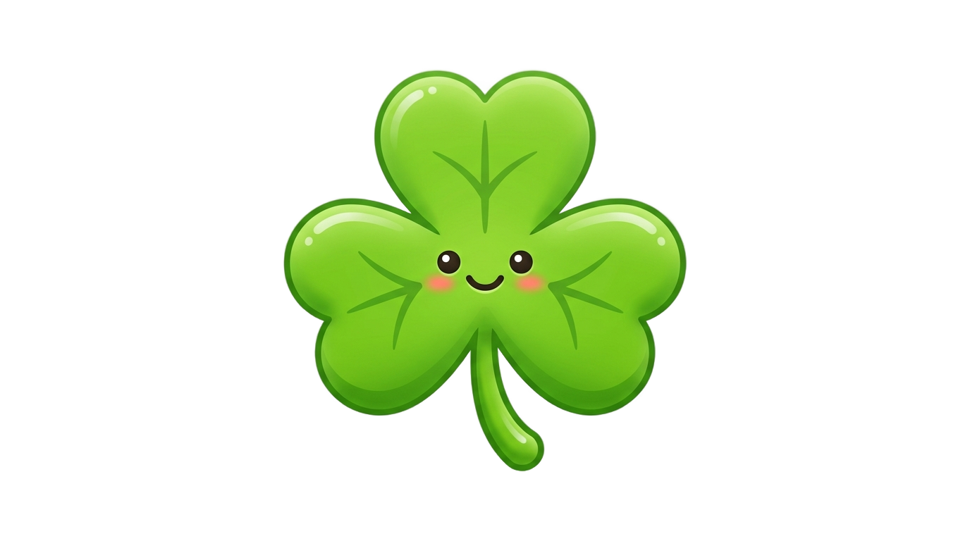 shamrock emoji png PNG transparent background