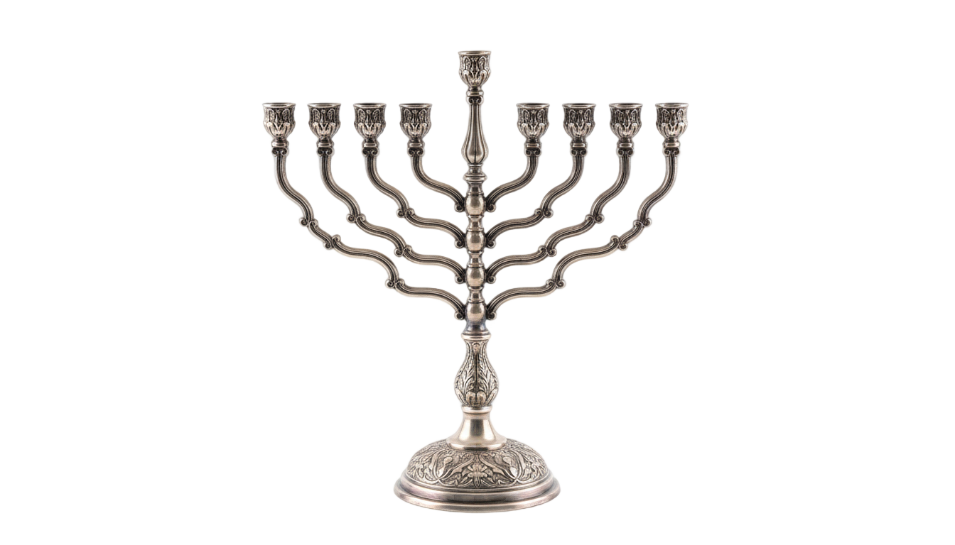hanukkah menorah png PNG transparent background