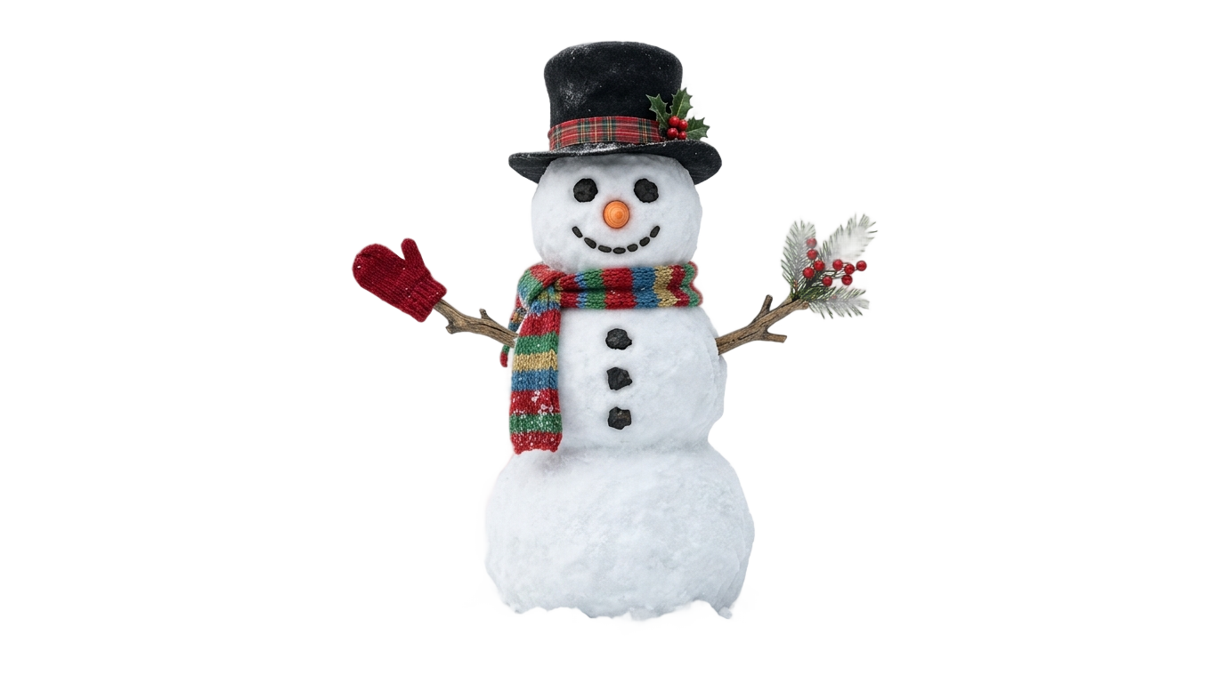 vintage snowman png PNG transparent background