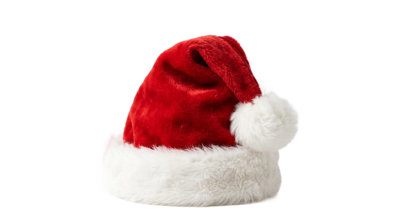 vintage santa hat png PNG transparent background