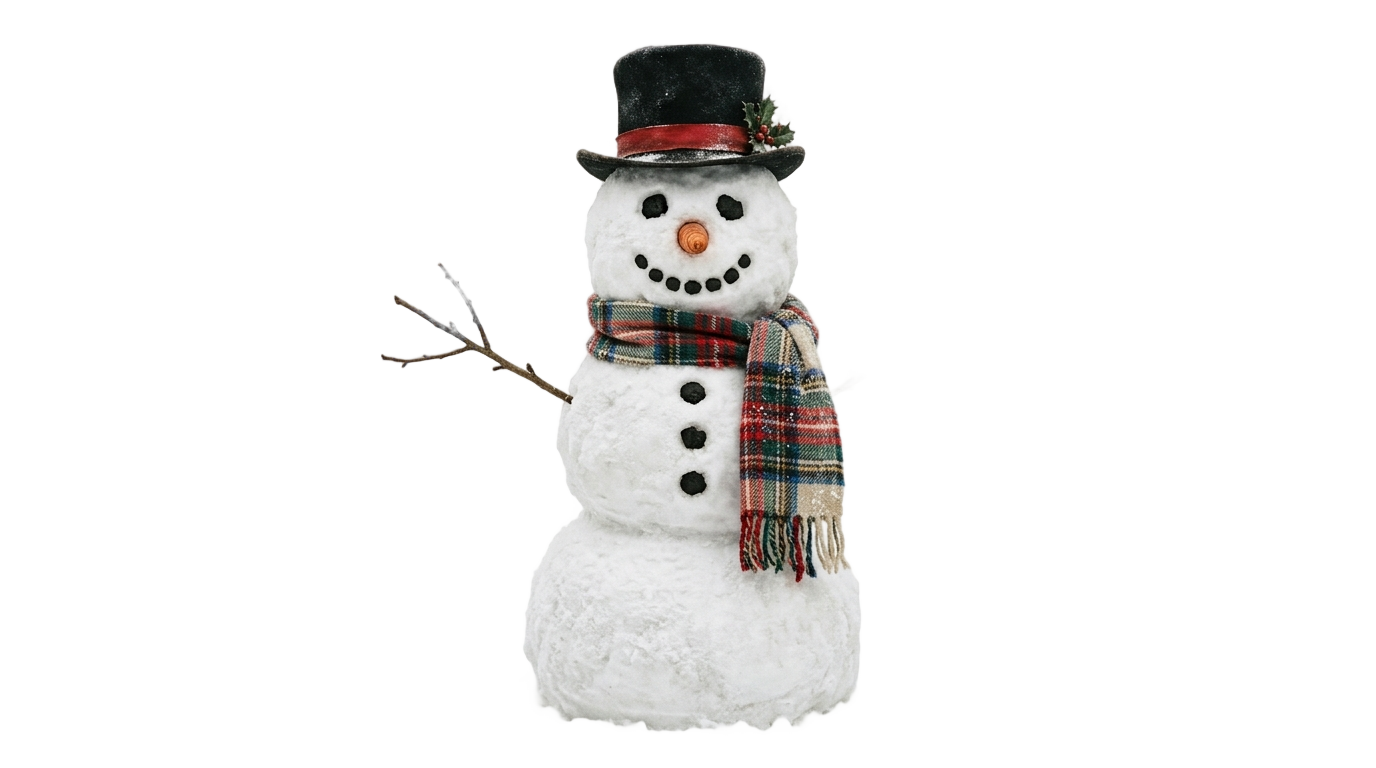 vintage snowman png PNG transparent background