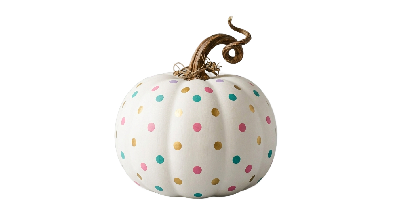 polka dot pumpkin png PNG transparent background