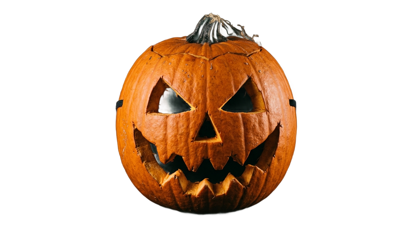 halloween pumpkin mask png PNG transparent background