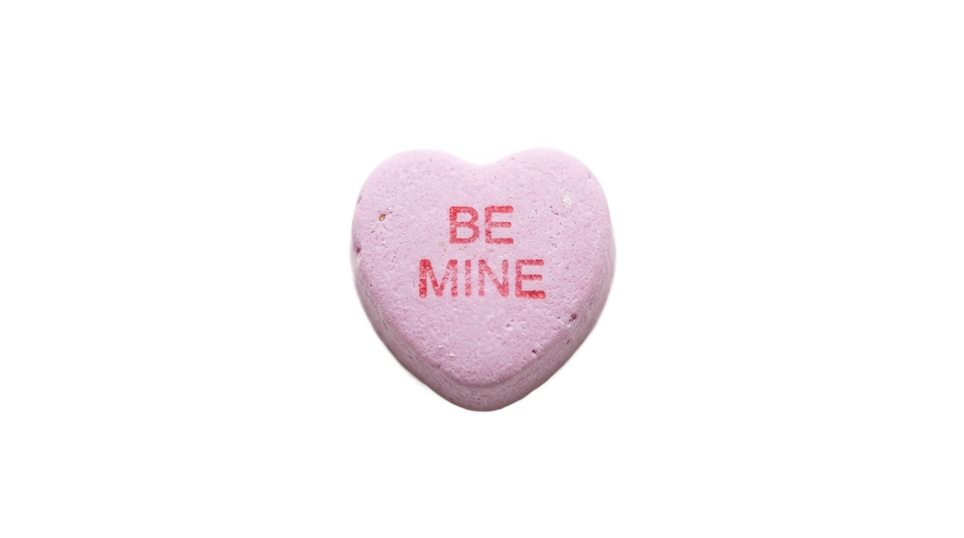 valentine candy heart png PNG transparent background