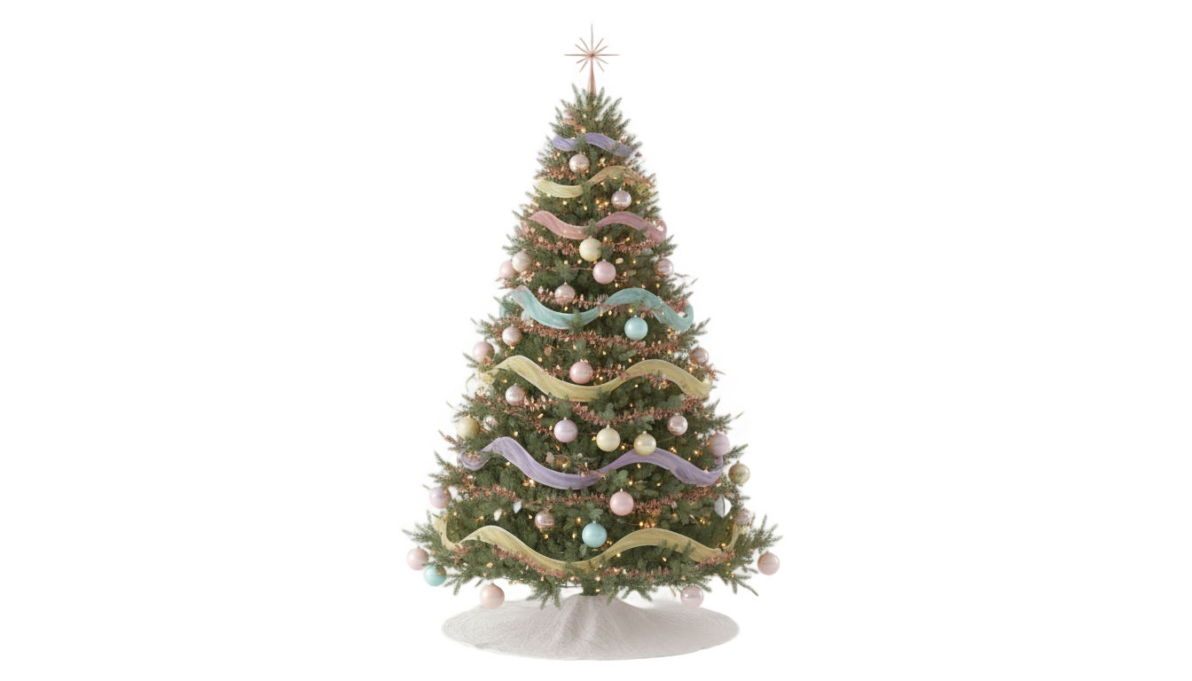 aesthetic christmas tree png PNG transparent background