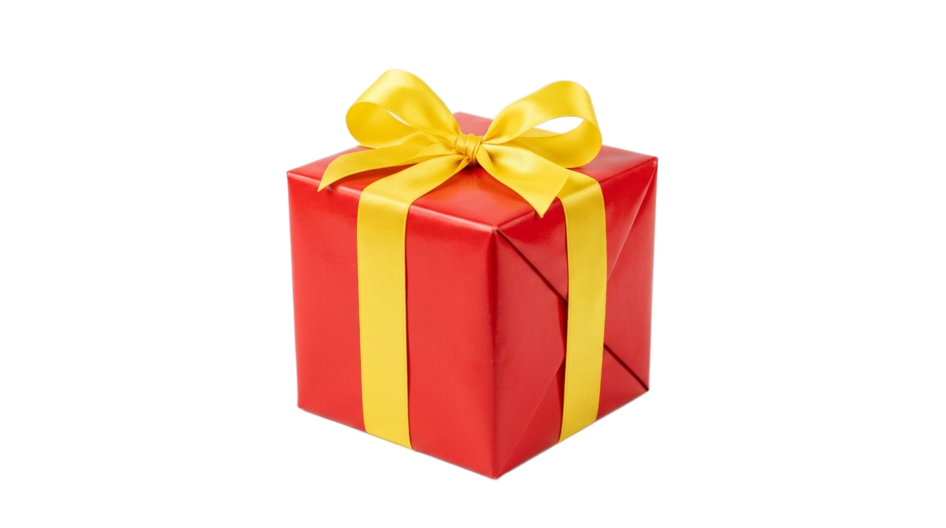 gift box emoji png PNG transparent background