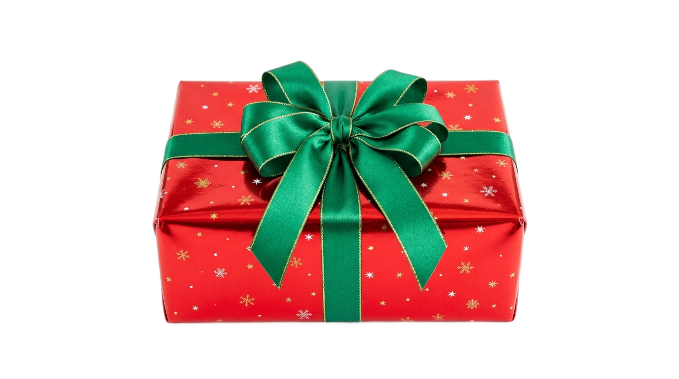 xmas gift box png PNG transparent background