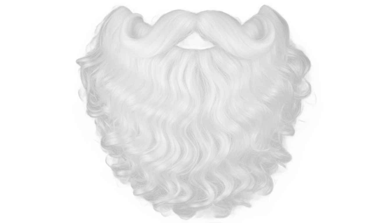 santa claus beard png PNG transparent background