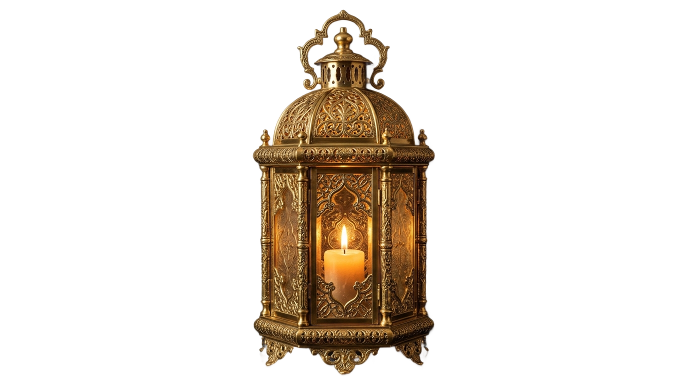 golden lantern png PNG transparent background