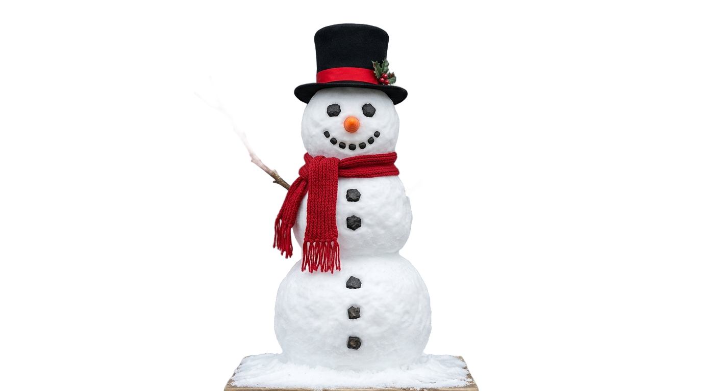 happy snowman png PNG transparent background