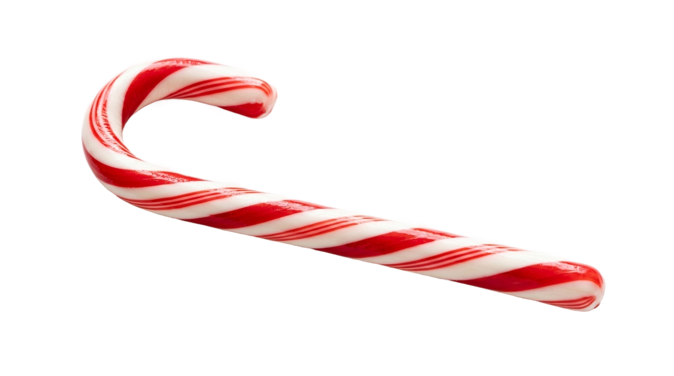 candy cane emoji png PNG transparent background