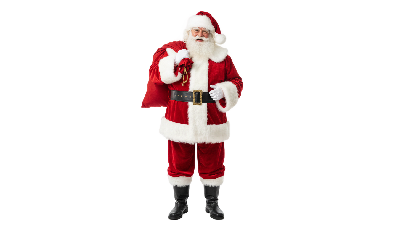 real transparent santa claus png PNG transparent background