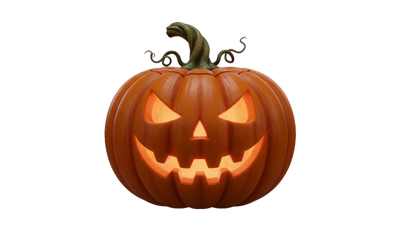 jack o lantern logo png PNG transparent background