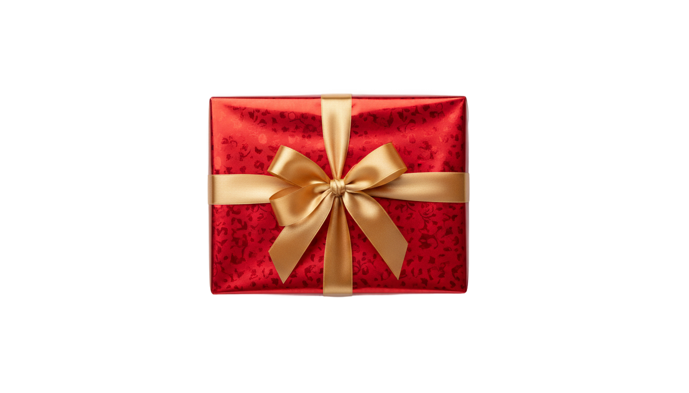 christmas gift box png PNG transparent background