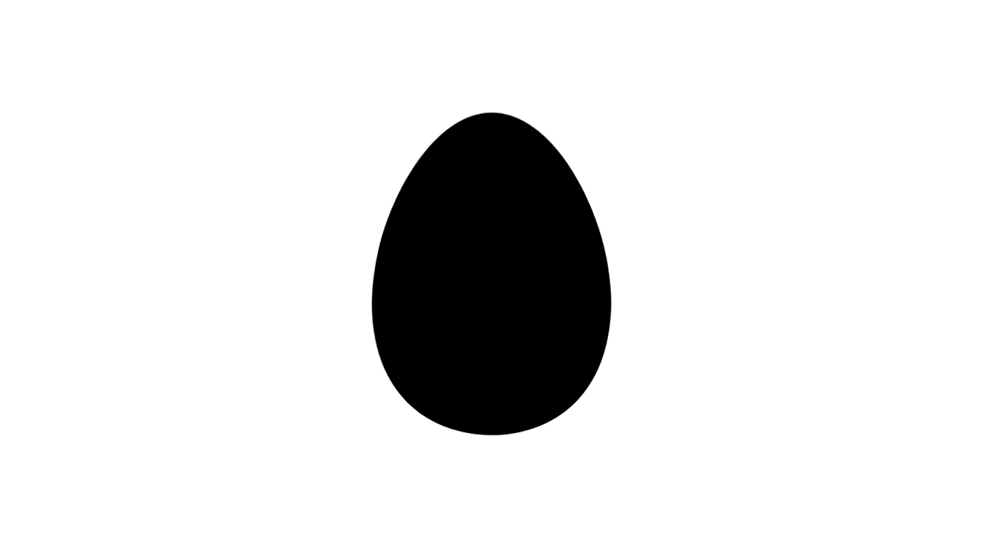 easter egg silhouette png PNG transparent background