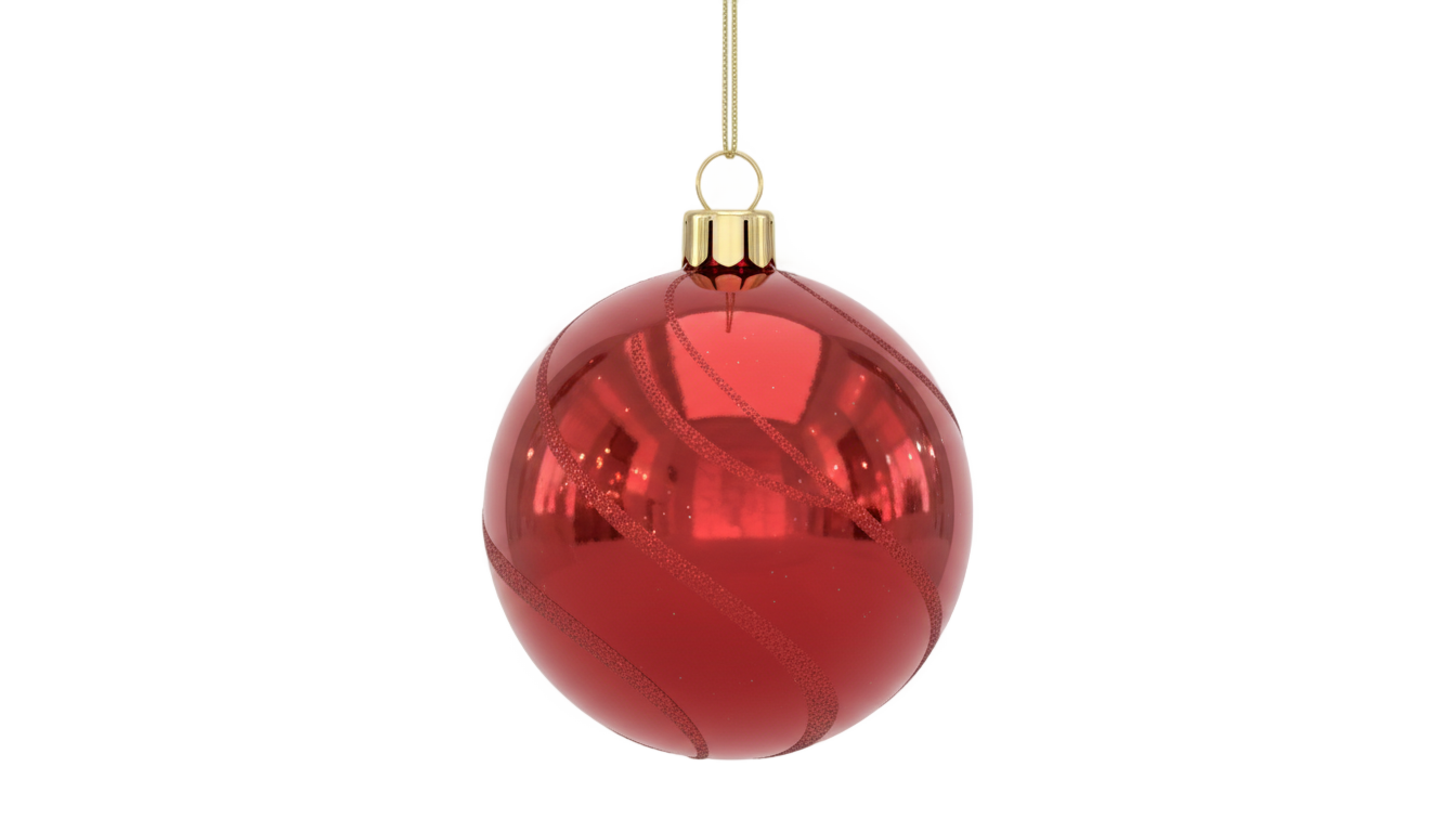 christmas ball ornament png PNG transparent background