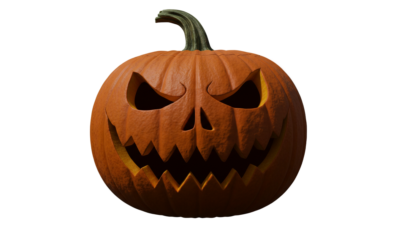 scary pumpkin png PNG transparent background
