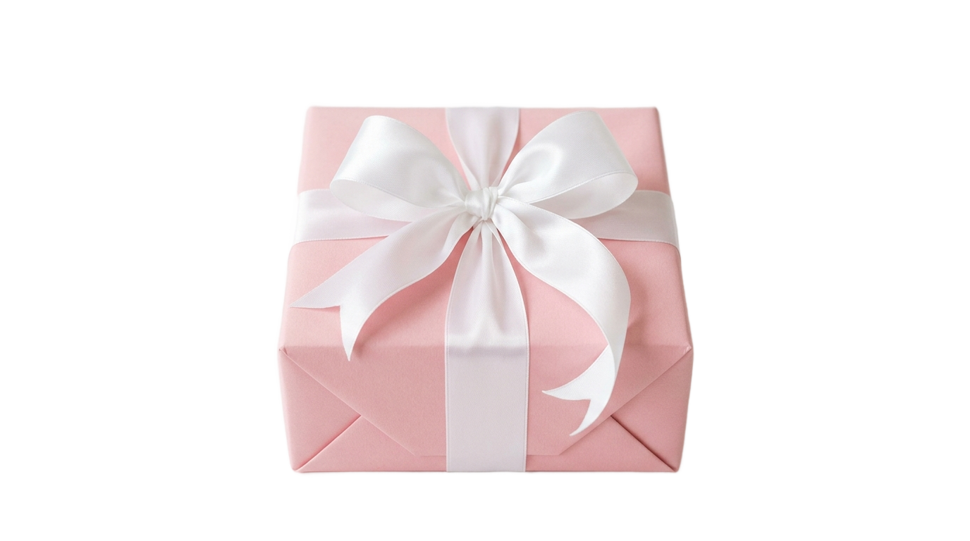 pink gift box png PNG transparent background