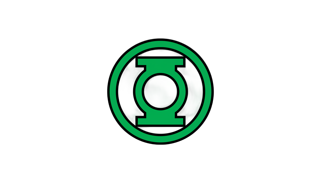 green lantern logo png PNG transparent background