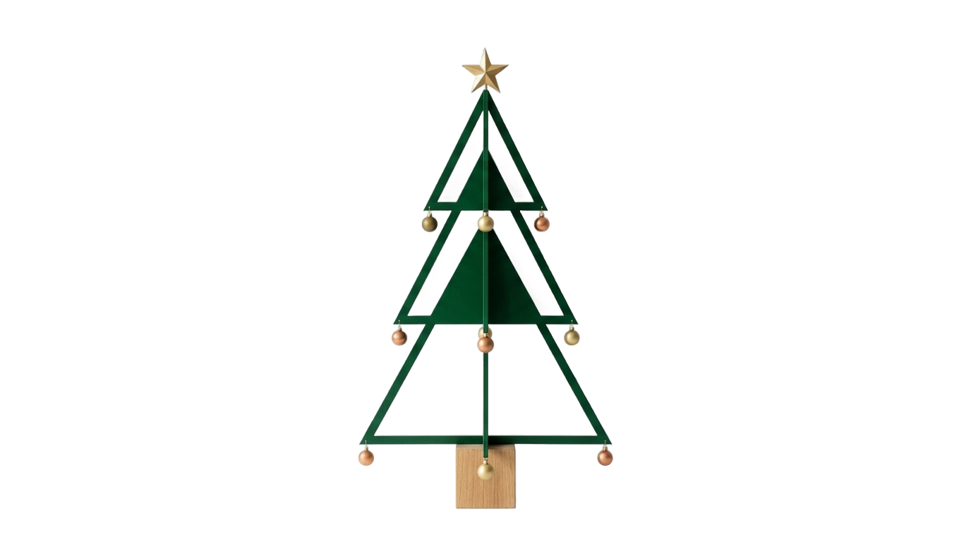 christmas tree minimalist png PNG transparent background
