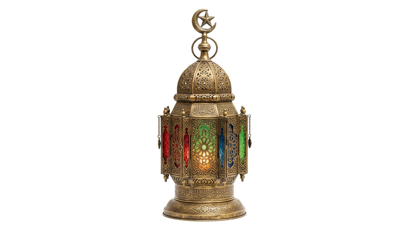 eid mubarak lantern png PNG transparent background