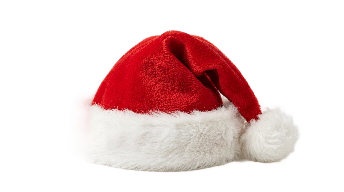 vintage santa hat png PNG transparent background