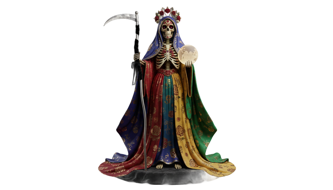 santa muerte png PNG transparent background