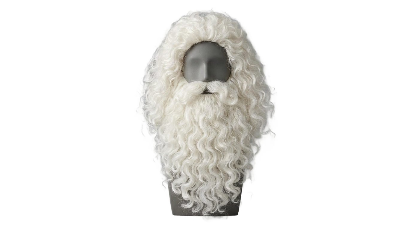 santa hair png PNG transparent background