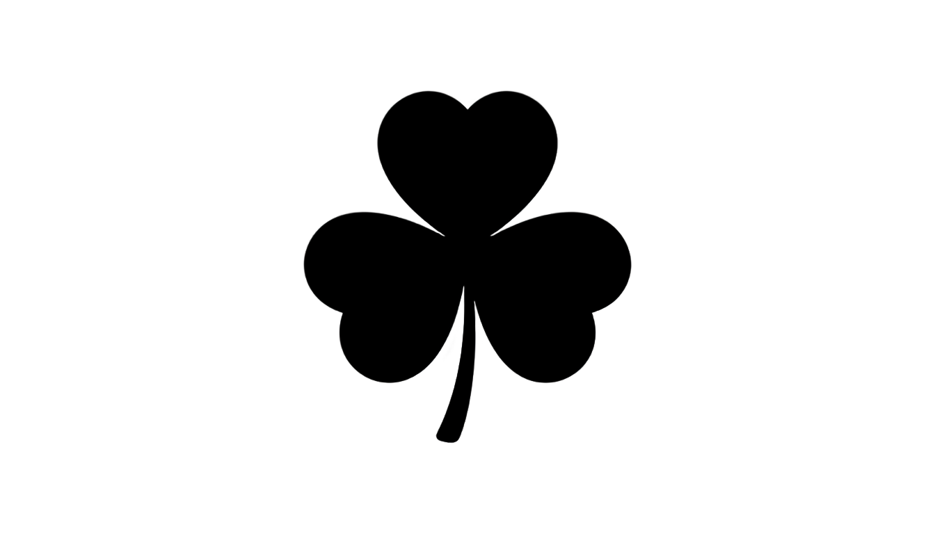 shamrock silhouette png PNG transparent background