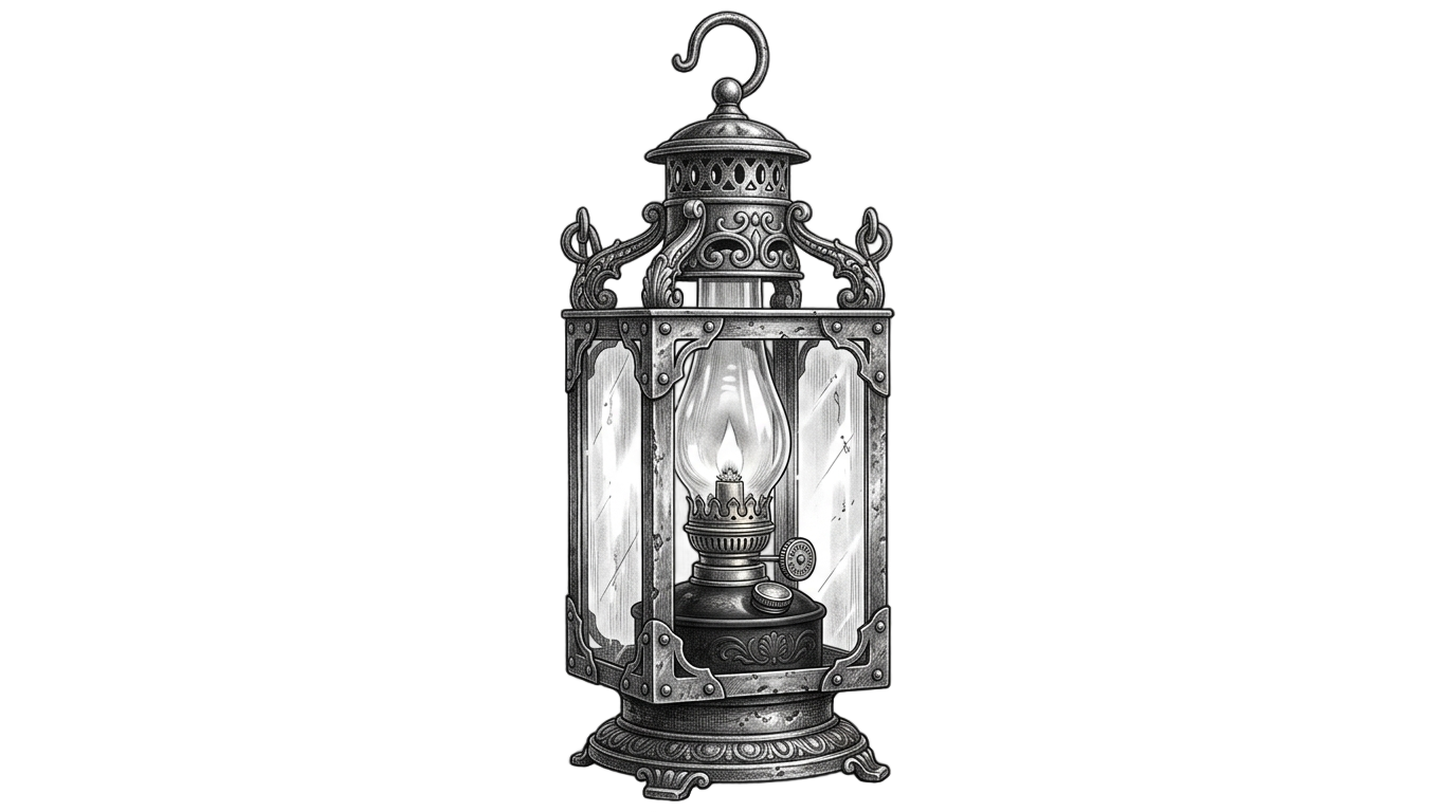 lantern png black and white PNG transparent background