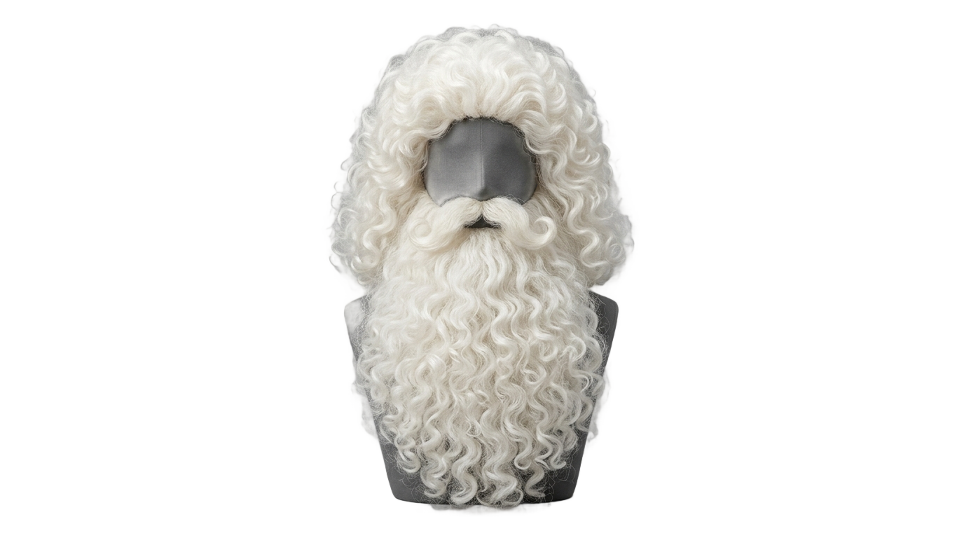 santa hair png PNG transparent background
