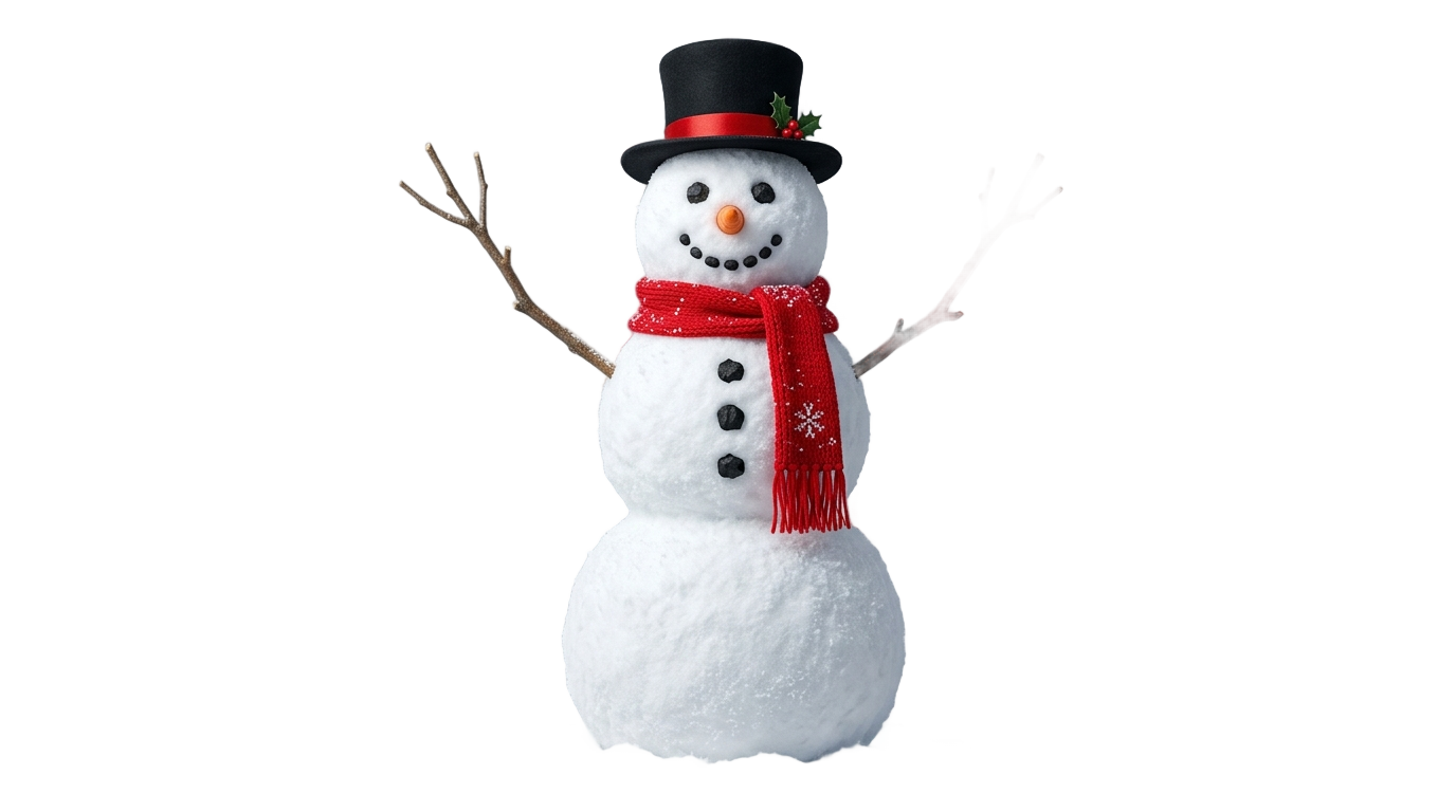 happy snowman png PNG transparent background